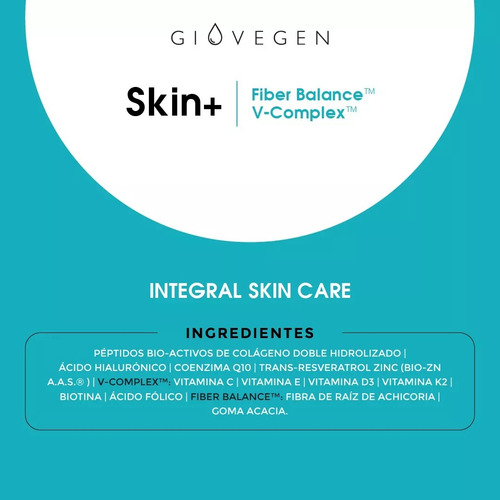 Imagen 9 de 9 de Giovegen Skin + Flex - Colágeno Hidrolizado Bebible