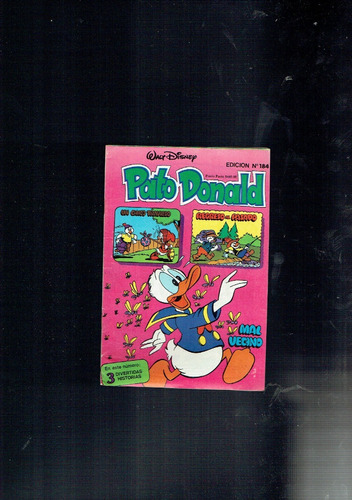 Comic Pato Donald Walt Disney # 184