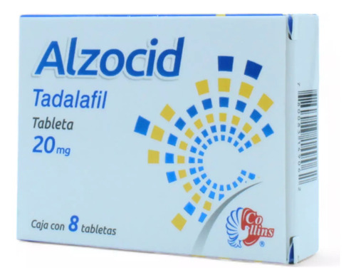 Alzocid Tadalafil 20mg - Collins, Con 8 Tabletas