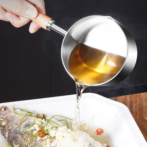 Olla Para Hervir Aceite, Sartén Con Aceite Caliente, Olla Pa