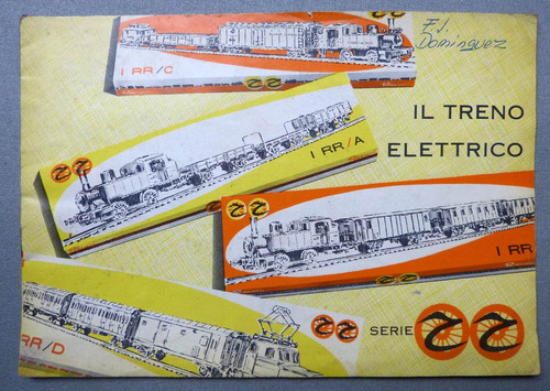 Catalogo Rivarossi El Tren Eléctrico Serie Rr Año 1959