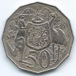 Moneda  De  Australia  50 Cents 1980  Muy  Buena  Llevar  Ya