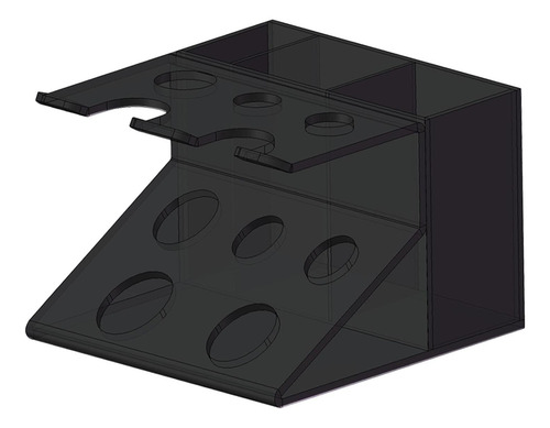 Suporte Para Barbeadores, Organizador De Banheiro, Preto