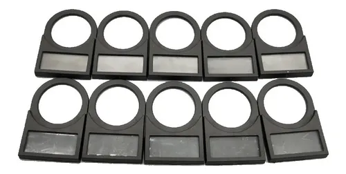 100 Porta-etiquetas Plásticos Para Botões Industriais 22mm