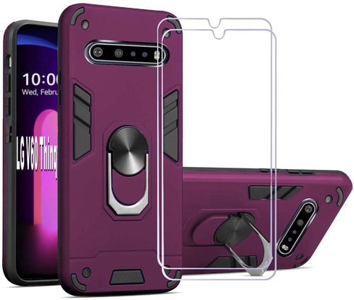 Funda Para  LG V60 Thinq, Violeta/delgada/resistente/sopo...