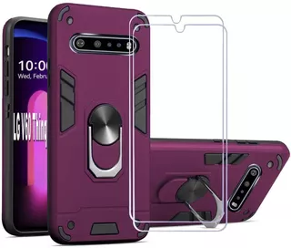 Funda Para LG V60 Thinq, Violeta/delgada/resistente/sopo...