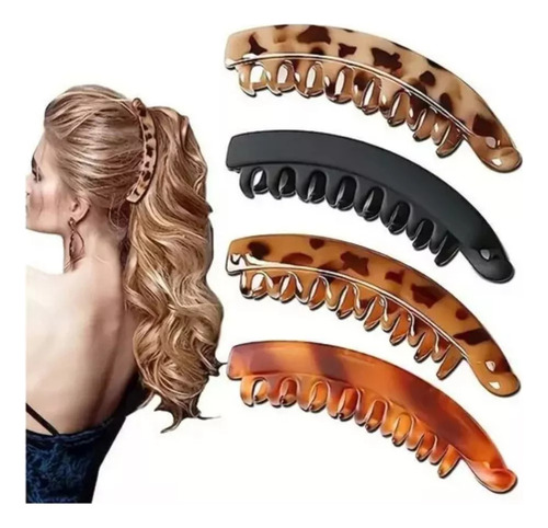 Mt Pinzas For El Cabello Modernas De 6 Piezas Con Forma De