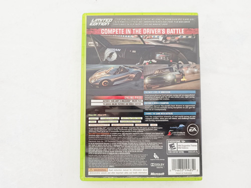 Need For Speed Shift Unleashed 2 - Xbox 360 Original (Usado)
