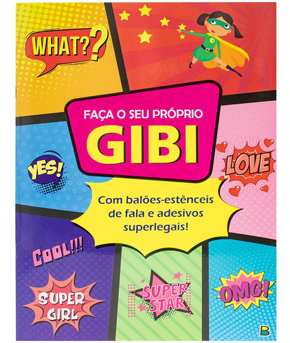 Livro Faça Seu Próprio Gibi: Menina