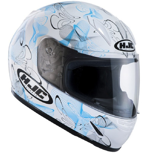 Casco Hjc Nino Tableau Talla S Color Blanco Azul Niño 4 Moto