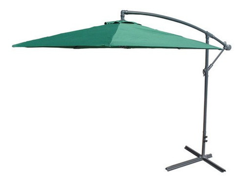 Sombrilla Parasol Jardin Grande Lateral Con Base 300 Cm