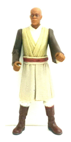 Figura Mace Windu Coleccion Star Wars The Power Of The Force