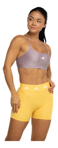 Top Fitness Sem Bojo adidas Baixa Sustentação Latin Fit Soli