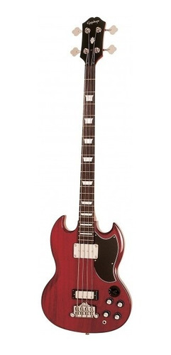 Bajo EpiPhone Sg Eb-3 Color Rojo Cherry Pasivo 4 Cuerdas