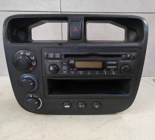Rádio Cd Player Honda Civic 2001 A 2005
