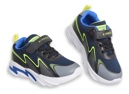 Zapatillas Niños Airness Max Deportivas Elástico Velcro 1845