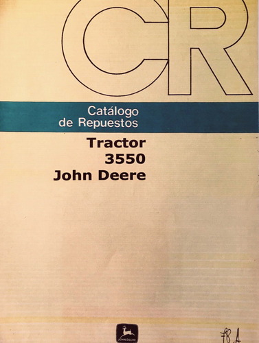 Manual De Repuestos Tractor John Deere 3550