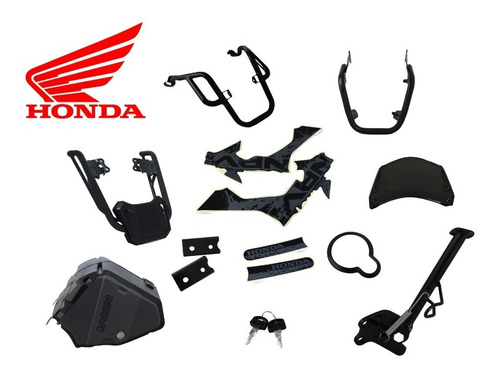 Kit Accesorios Con Pata Y Cajuela Honda Navi Original Nuevo