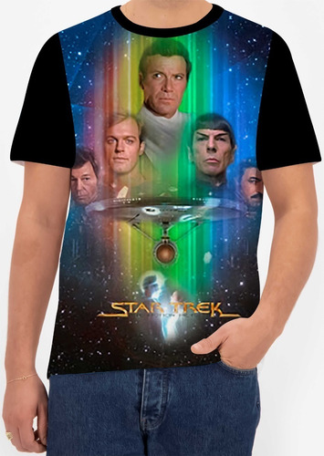 Camisa Camiseta Star Trek Spock Estrelas Uhura Série 19