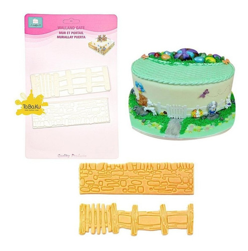 Cortador De Cerca Muro Pared Granja Fondant Galleta