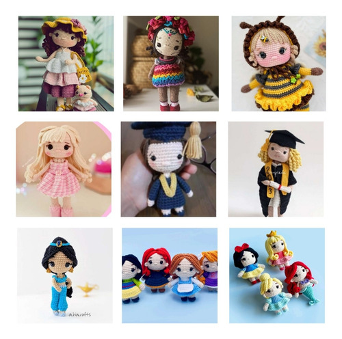 100 Patrones Guia Muñecas Amigurumis Tejidas A Crochet 2