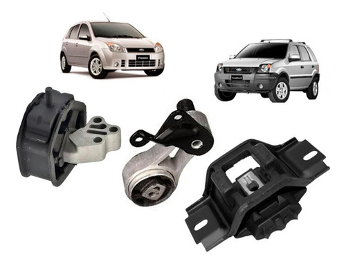 Kit Soporte Motor Ford Fiesta Ecosport 1.6 Zetec 2002 2012