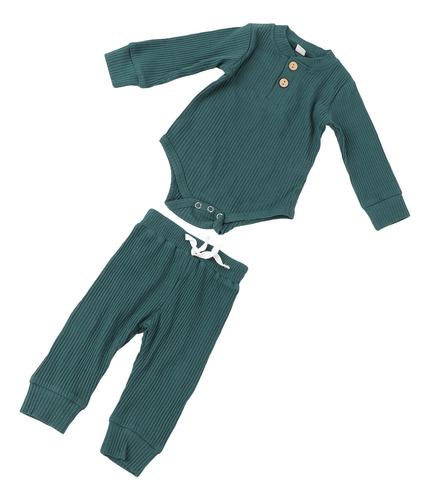 Conjunto De Mono Y Pantalones Para Bebé Trajes Cómodos De A