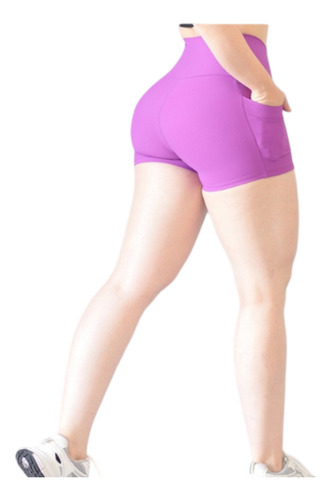 Short Deportivo Mujer Galasport Elite Bolsas Laterales Srvs