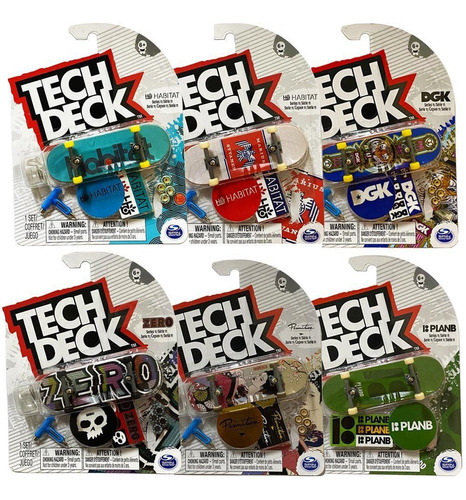 Skate De Dedo Fingerboard Tech Deck Profissional Serie 7