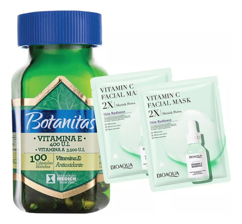 Vitamina E + 2 Mascarillas - G - Unidad a $541