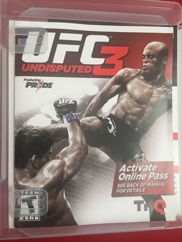 Ufc Undisputed3 Play 3 Semi Novo