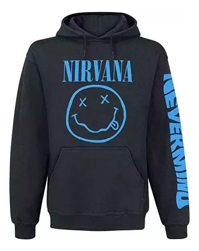 Buzo Canguro Logo Banda Nirvana Album Nevermind Unisex