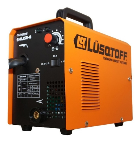 Imagen 6 de 10 de Soldadora Inverter Mig Lusqtoff Flux Sml150 +alambre Máscara