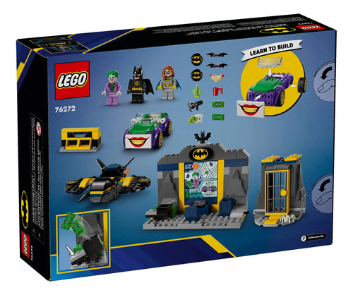 Lego La Baticueva con Batman, Batgirl y el Joker 76272 Número de piezas 184 DC Versión de personajes: La baticueva con Batman Batgirl y el Joker