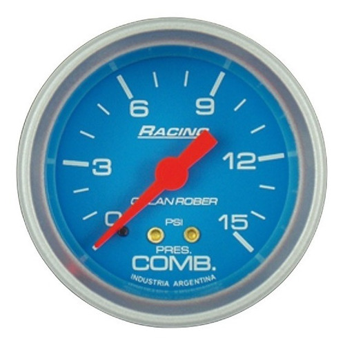 Reloj Presion De Combustible Celeste Orlan Rober 52mm