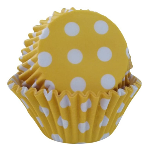 Pirotin Para Cupcakes N9 Con Lunares Varios Colores X 24 Un