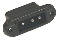 Workman Cbj-3b Cb Radio 3 Pin Reemplazo Panel Jack