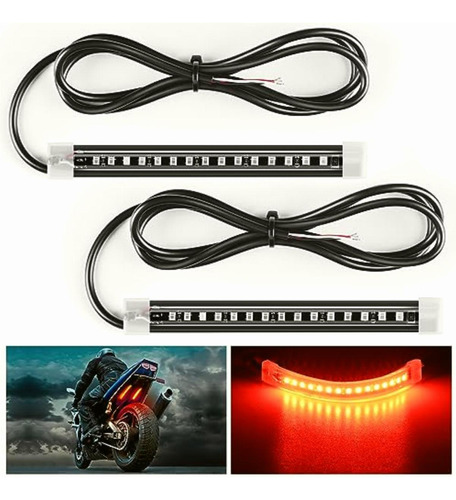 Nilight 2 Tiras De Luces Led De 5 Pulgadas Para Motocicleta,