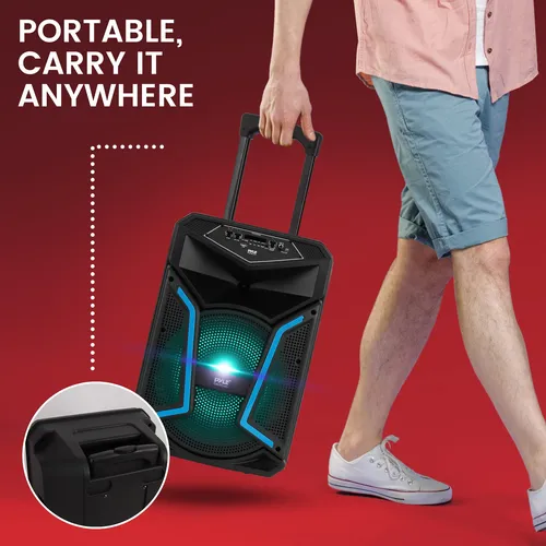 Portable Bluetooth Pa Speaker System Pyle Pphp122sm 800w