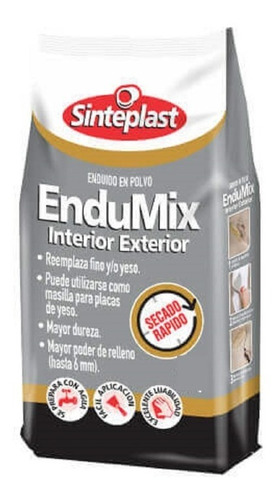 Endumix Masilla En Polvo Interior Exterior X 1.5 Kg.