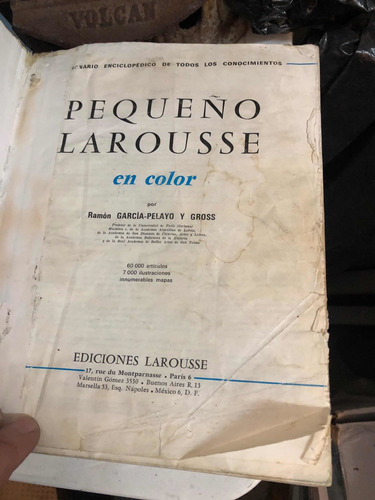 Pequeño Larousse En Color Año 1972