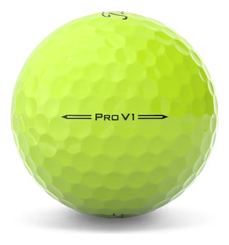  Pelota de golf Titleist Pro V1 color amarilla