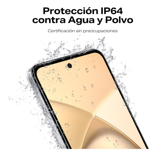 Celular Infinix Smart 10 Dual Sim One-tap Infinix Al 4gb Ram 128gb Rom Plata Titanio Batería De 5000mah Ip64 Pantalla De 120hz Transferencia Táctil