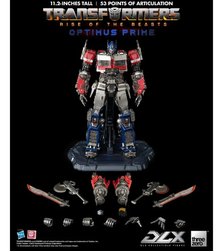 Threezero Transformers Rise Of The Beasts Dlx Optimus Prime