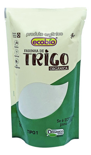 Kit 2x: Farinha De Trigo Branca Orgânica Ecobio 500g