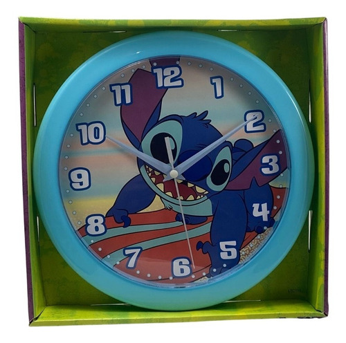 Reloj De Pared Disney Niños Color del fondo stitch