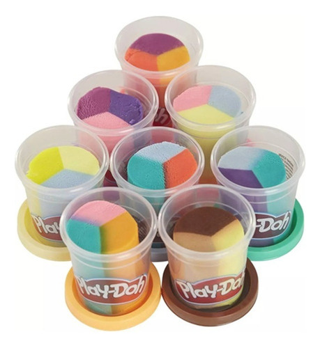 Juguete Para Masa Y Plastilina Hasbro F1260 De Peluquería Color Multicolor