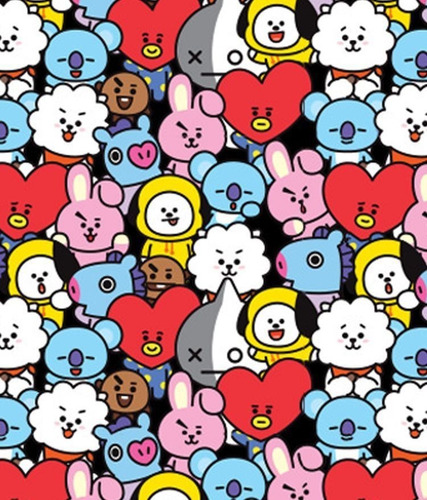 Bt21 Bts, Kit Planner, Bloco, Marca Página E Adesivo