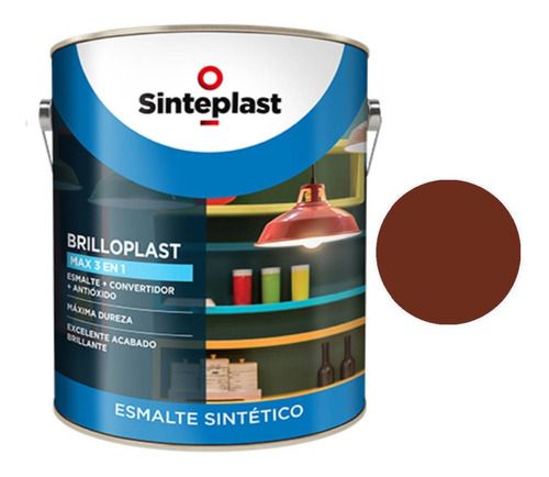 Brilloplast Beige-castaño-cedro-marron  1/2lts Sinteplast