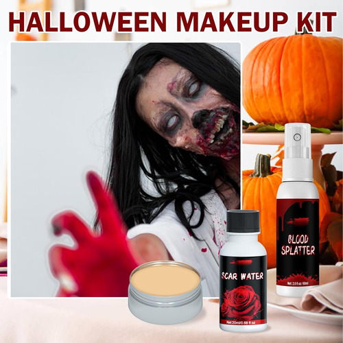 Kit De Maquillaje De Efectos Especiales, Kit De Maquillaje D